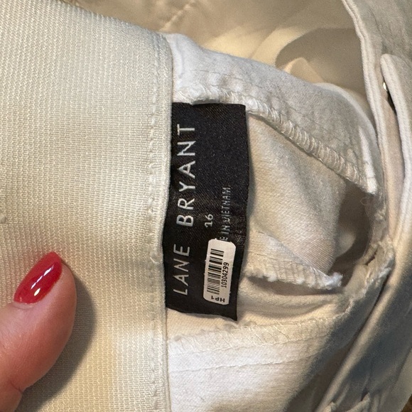 Lane Bryant- 4-Season Slim Capri Pant - White - 16W- Never Worn! ~ In Stores! - Picture 5 of 5